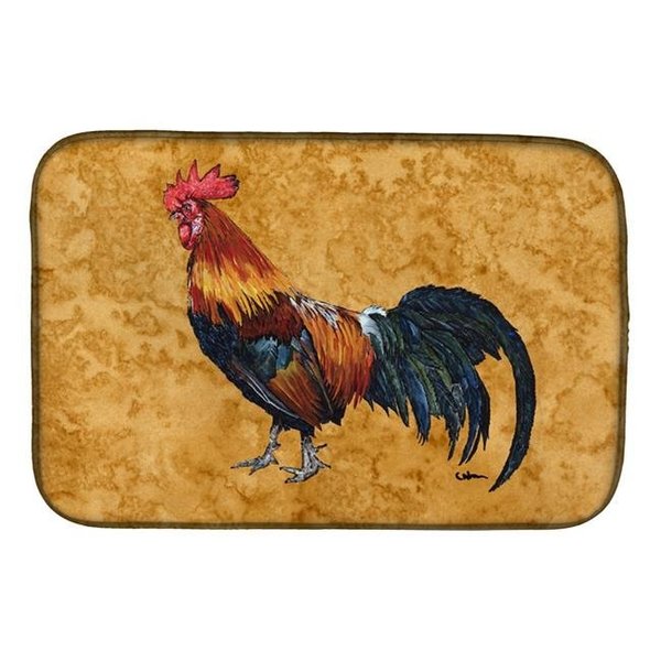 Carolines Treasures Carolines Treasures 8651DDM Rooster Dish Drying Mat 8651DDM